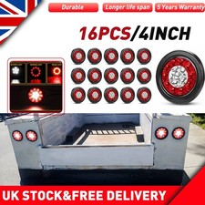 16x4Inch Red/White Tail Round