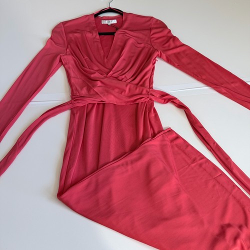 Issa london red wrap - red, dress