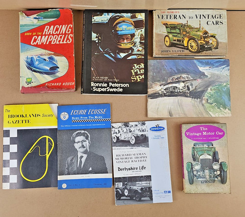 Vintage motoring books lot - books, 8