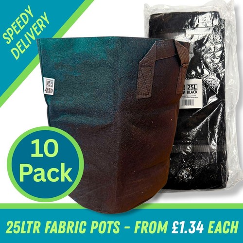 Fabric pots 25ltr - pots, bag