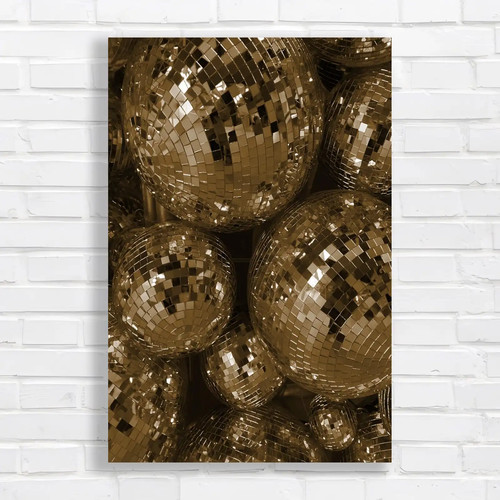 Disco ball mirrored mosaic - disco,