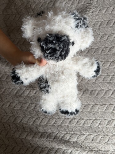 Fluffy handmade crochet - crochet, cow