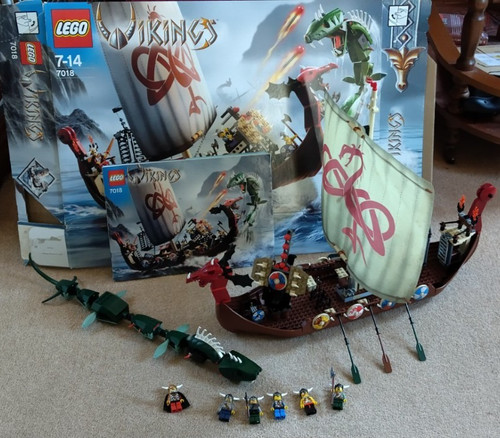Lego 7018 viking ship - lego,