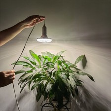 LED Plant Grow Light Bulbs Flower Vegs E27 AC Power Cable Set for Hydroponics