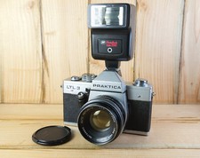 PRAKTICA LTL3 35mm SLR Film Camera with Reflecta 55mm F1.7 lens - Tested Working