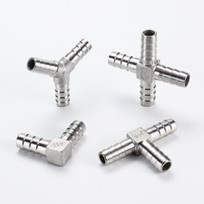 BSP Hose Joiner SUS304 Connector Pipe Tubing Fitting Water Air Fuel Pump Vacuum