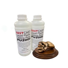 Fast Cast Polyurethane Liquid Plastic Casting Resin - PU2000 1kg Kit