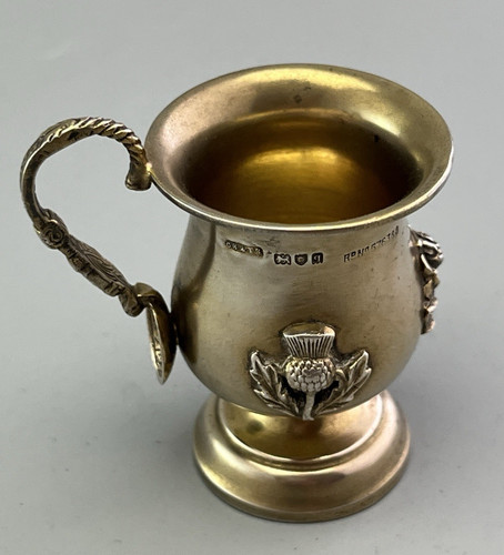 Edwardian silver gilt - silver,