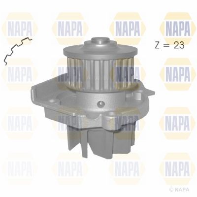 Napa water pump for fiat - water,