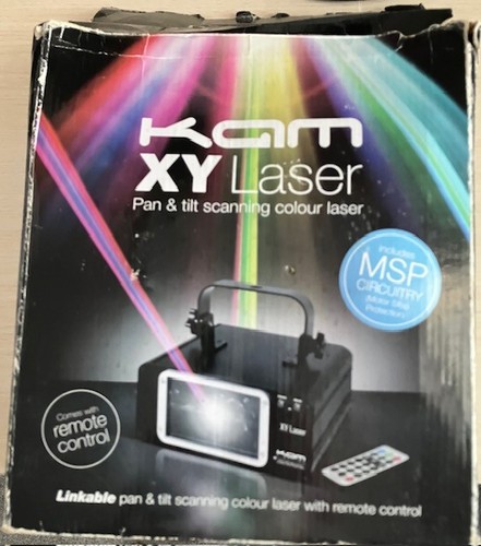 Kam laser light pan - laser, tilt