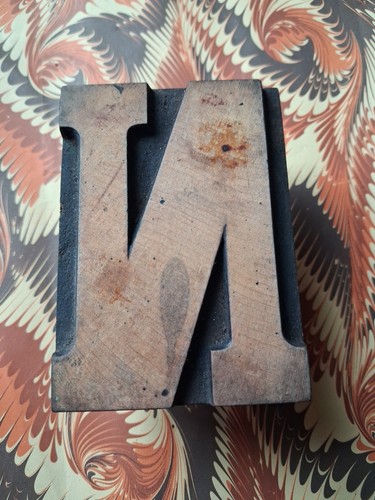 Large wooden letterpress - large,