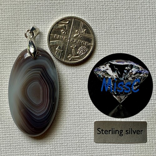 Botswana agate oval cabochon - oval,