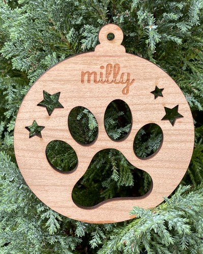 Personalised wooden christmas - personalised,