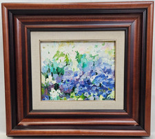 Abstract Floral Oil Painting