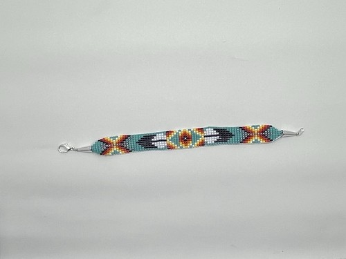 Blue native american beaded - american,