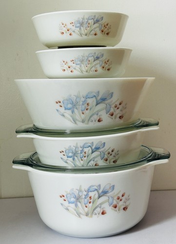 Vintage jaj pyrex blue - vintage,