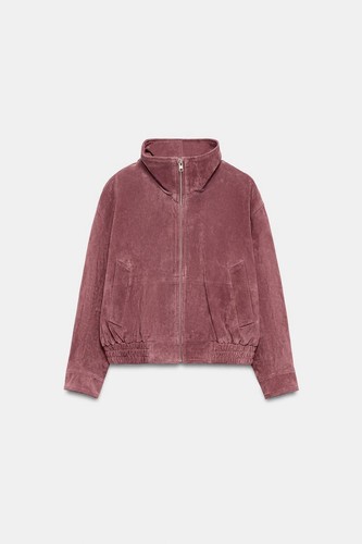 Zara pink marsala 100 - zara, leather