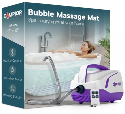 Bubble bath massager mat for - bath,