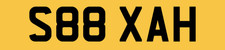 PRIVATE CAR REG NUMBER PLATE S88 XAH ALL FEES PAID - SAR SARA SAZ SARAH KISS X