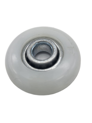 Roller with ball bearing for