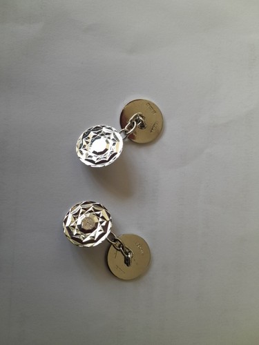 Vintage solid silver - vintage, cufflinks