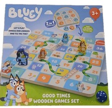 BLUEY 2 IN 1,SNAKES N LADDERS