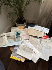 Vintage Ephemera Travel Tickets. Bergen Line. Norway State Railway 1970’s Rare