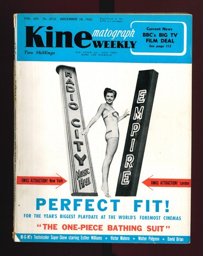 Kine weekly magazine back - kine,