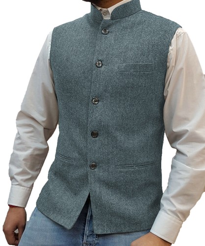 Mens tweed waistcoat - mens,