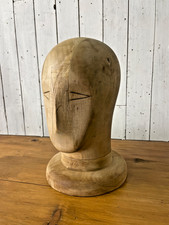Vtg milliners head hat block - hat,