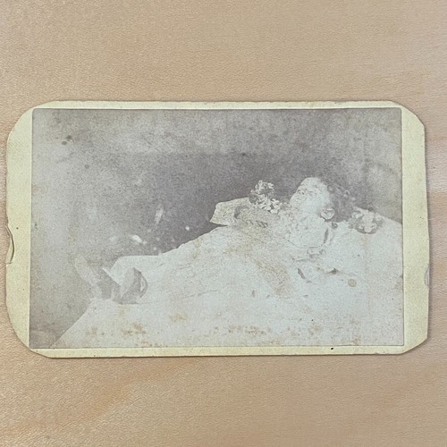 Antique post mortem child - post,