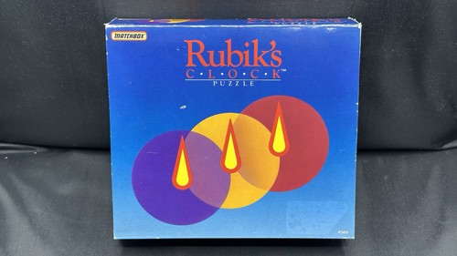 Matchbox rubiks clock - rubiks, vintage