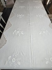 Large Vintage Tablecloth