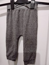 Tu Baby Boys Jogging Bottoms Aged 12-18mths Grey With Elastic Waistband