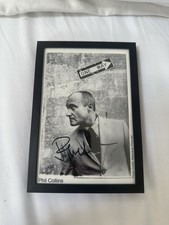 Phil Collins Hand Signed 4x6