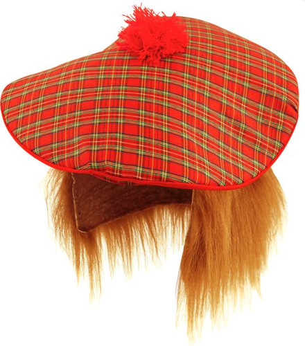 Tam shanter hat - hat, hair