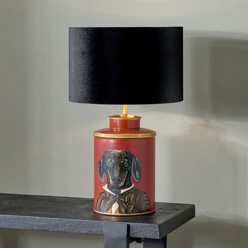 Dachshund dog table lamp base - dachshund,