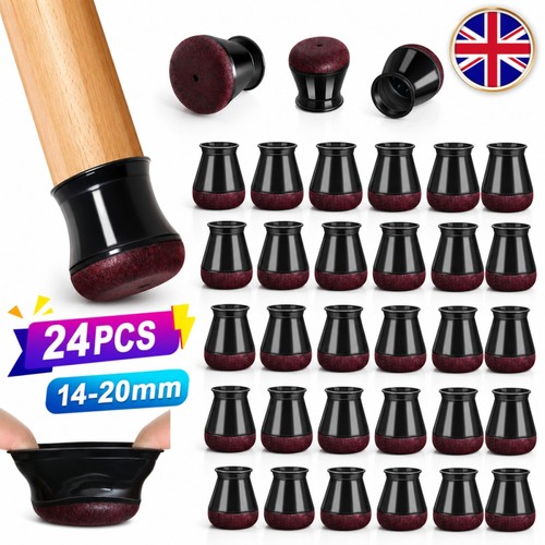 24pcs round rubber chair - rubber, leg