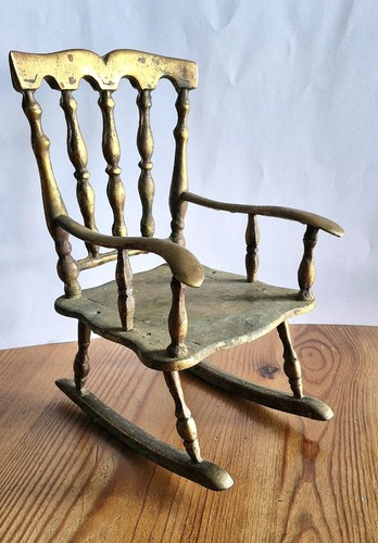 Large vintage solid brass - large,