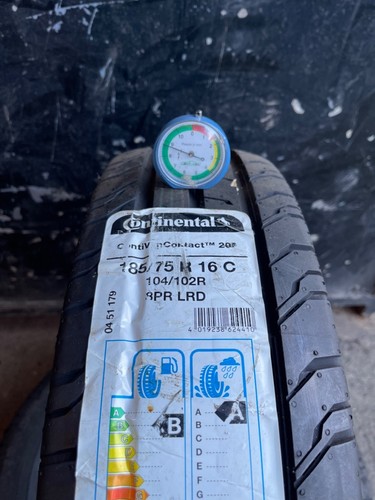 185 r16c r continental - 2x, 185/75/r16c