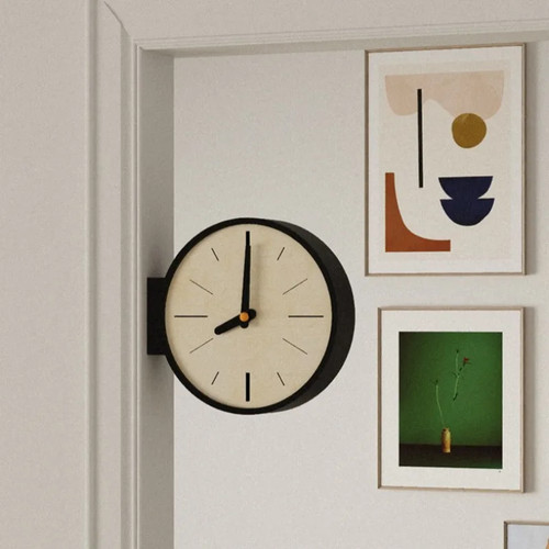 Vintage wall mounted clock - vintage,