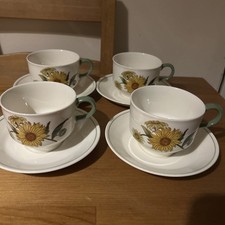 Sunflowers Wedgewood tea set-