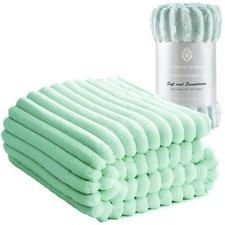 Osum Ribbed Soft Fleece Throws