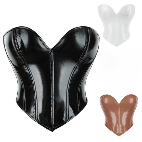 Pvc leather women overbust - leather,