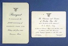 HANDLEY PAGE 40TH ANNIVERSARY