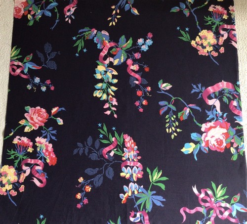 Ribbon rose navy cath - ribbon,