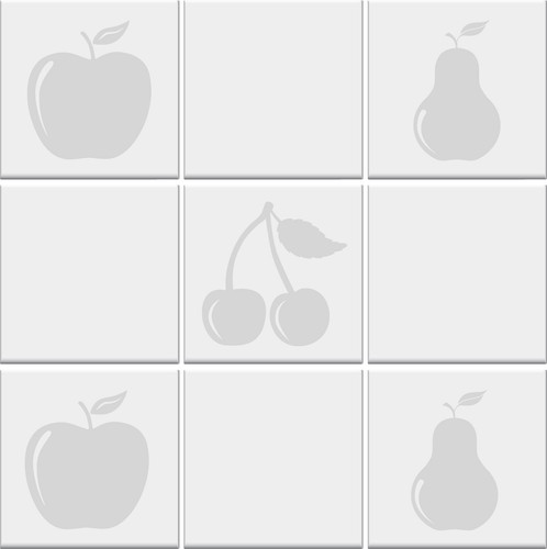 Kitchen tile stickers fruit - kitchen,