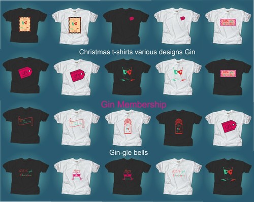 Christmas gin shirt - shirt, gingle