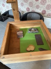 Tortoise Table With Accessories