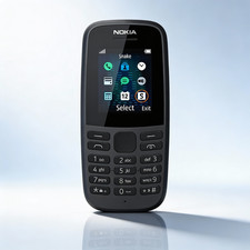 Nokia 105 Dual Sim, Black